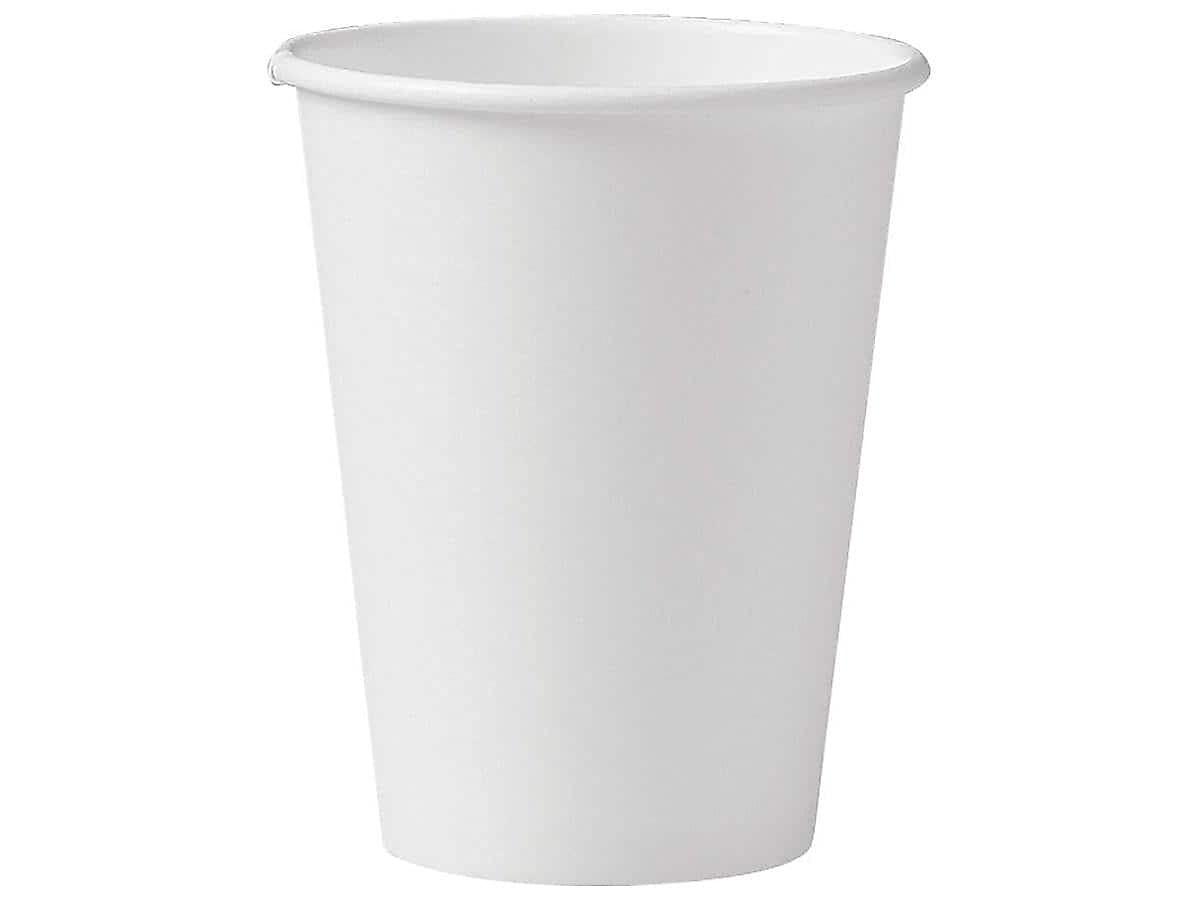 Solo 412WN-2050 12 oz White SSP Paper Hot Cups - Case of 1000 | Disposable Coffee Cups for Cafes, Restaurants & Offices | Eco-Friendly Takeout Cups for Hot Beverages