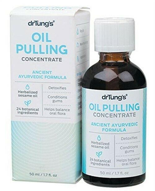 Dr. Tung's Oil Pulling Concentrate - Ancient Ayurvedic Formula for Oral Health & Detox | Natural Mouthwash Alternative for Fresh Breath & Whitening Teeth | Perfect for Daily Oral Care Routine & Holistic Wellness