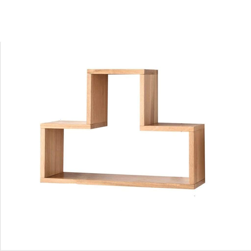 UXZDX CUJUX Floating Wall Shelf - Wooden Wall Mounted Bookshelf for Books, Photos, Awards & Picture Frames | Small Display Decor (48x15x34.5 cm) - Perfect for Living Room, Bedroom & Office Organization