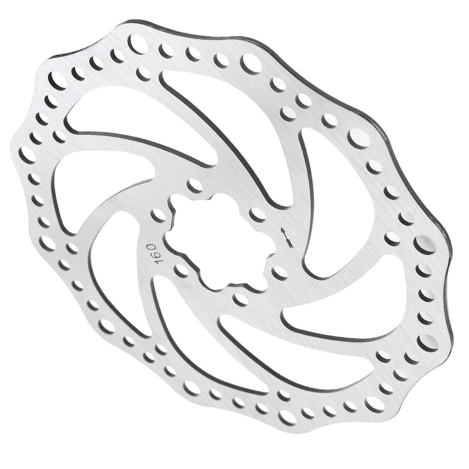 High-Performance Anti-Deform Brake Disc Rotor - Stainless Steel Shock Absorption Braking System for Electric Scooters & EVs - Perfect for Urban Commuting & Off-Road Adventures