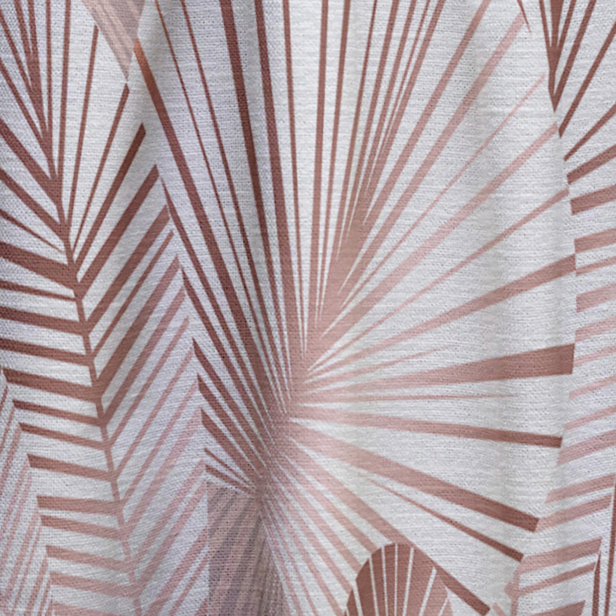 DesignQ Thermal Insulated Curtains - Golden Tropical Pattern IV - 52x108 Single Panel for Bedroom & Living Room - Blackout Drapes for Home Decor, Sun Protection & Energy Efficiency