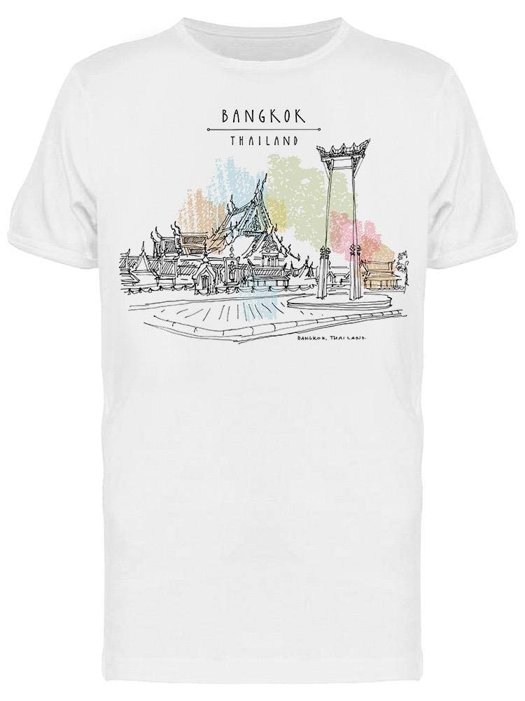Thailand Giant Swing Graphic T-Shirt for Men - Casual & Stylish Streetwear for Everyday Wear