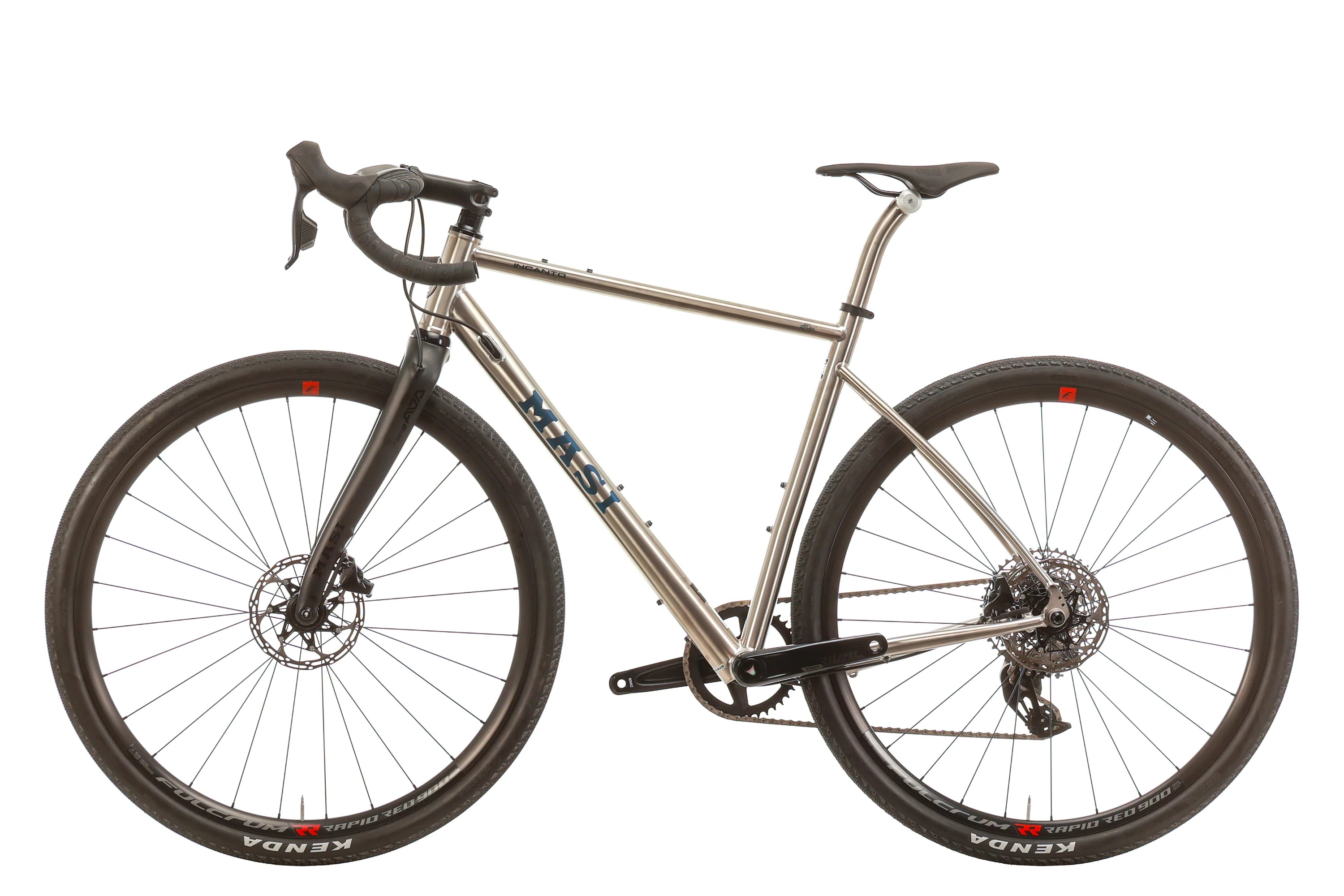 Masi Incanto Rival AXS Titanium Gravel Bike - Lightweight & Durable Off-Road Bicycle for Adventure Riding & Trail Exploration
