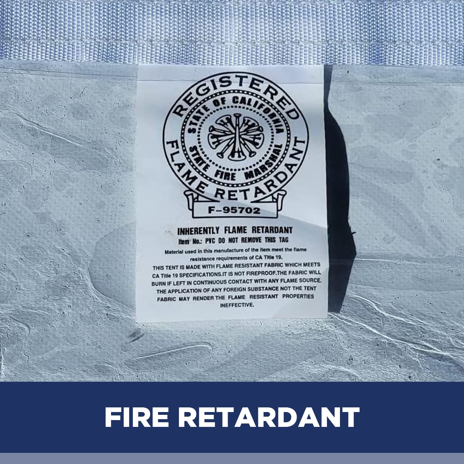 Fire Retardant Clear PVC Vinyl Tarp - 8' x 18' See-Through Waterproof Cover for Construction, Greenhouse & Outdoor Protection
