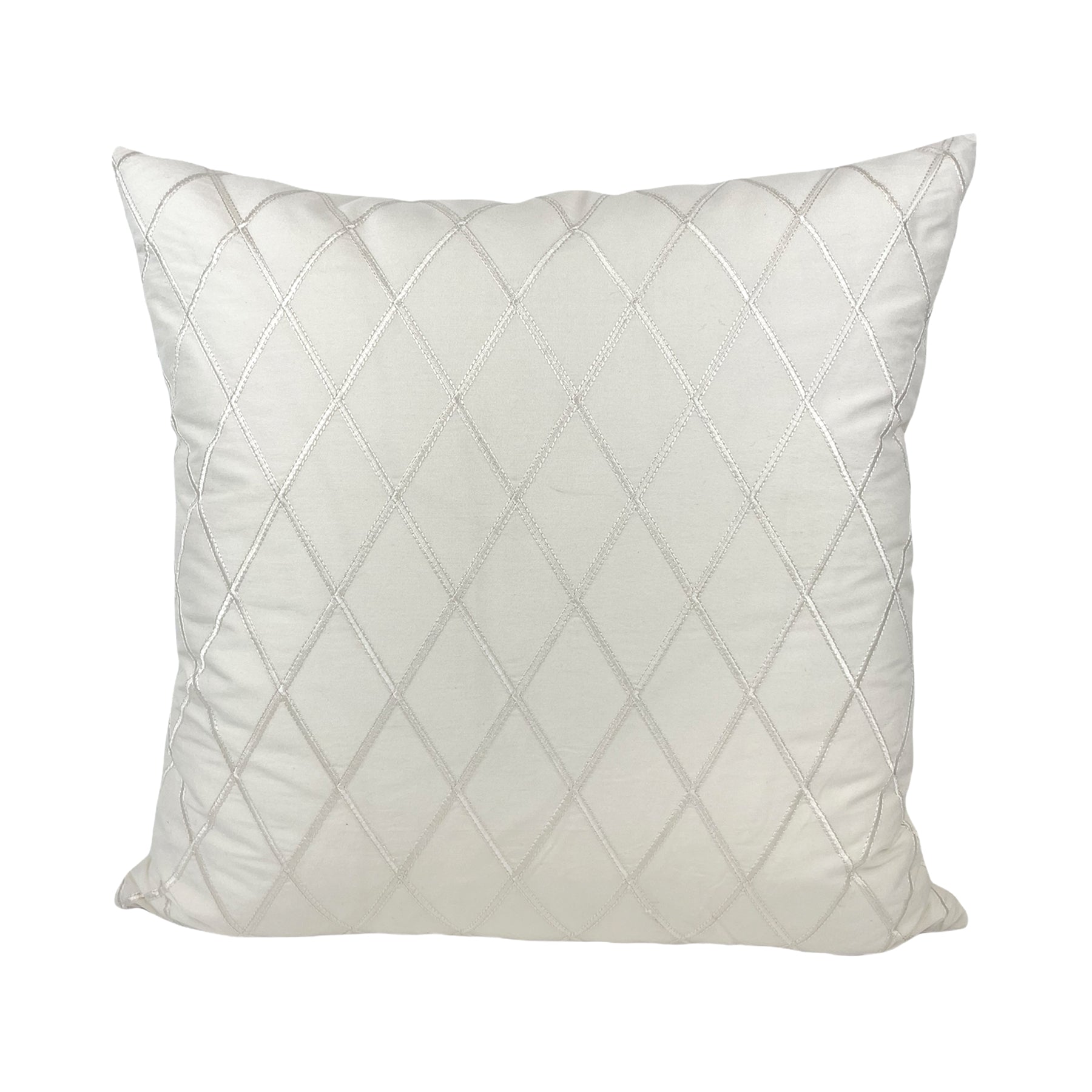 Dixon White Sand Throw Pillow 20x20 Inches - Soft Decorative Cushion for Sofa, Bed & Home Decor - Perfect for Living Room, Bedroom & Dorm Styling