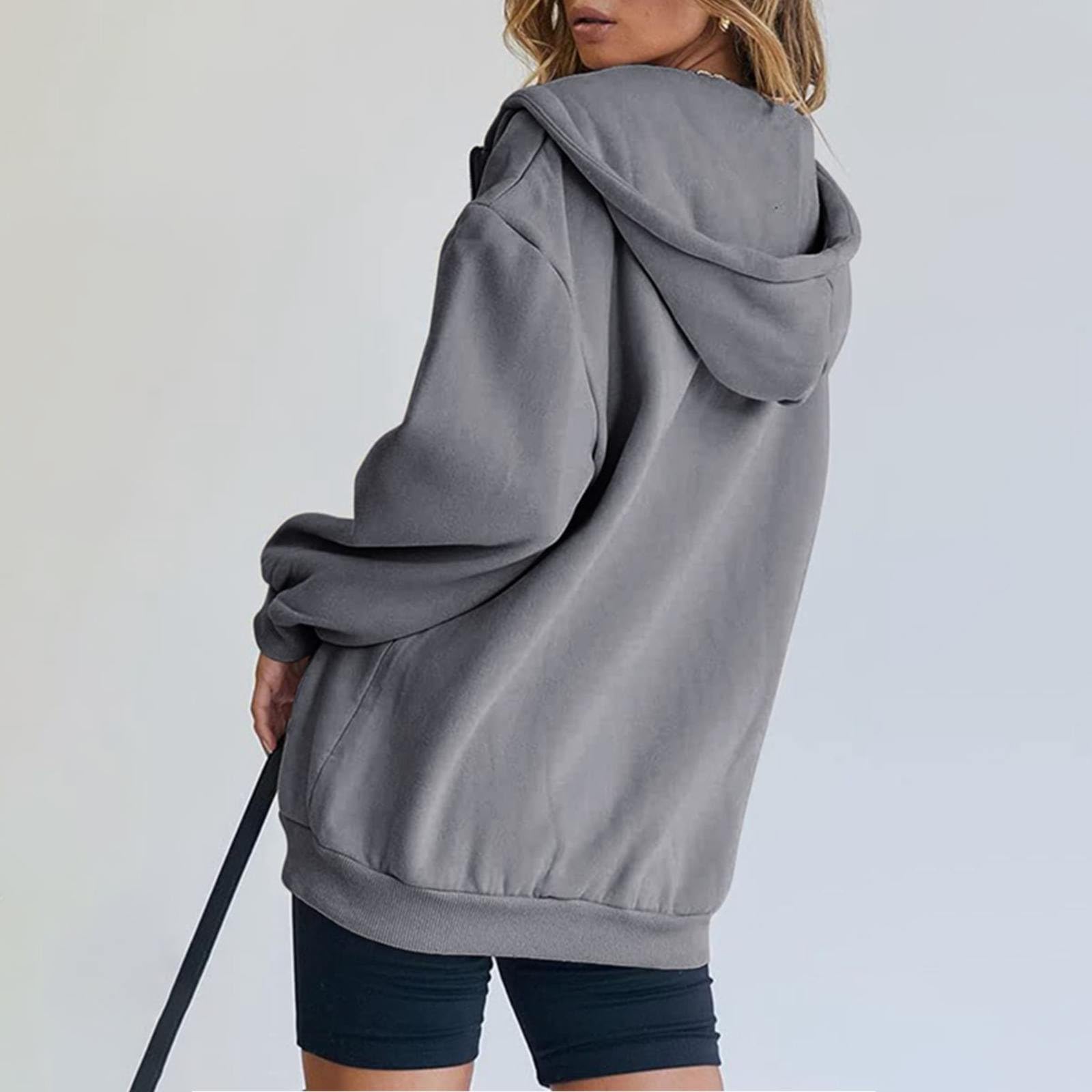 Women's Cropped Half Zip Waffle Sweatshirt - Fleece Quarter Zipper Pullover Hoodie for Fall Fashion | Cozy Casual Outfit, Layering Essential, Streetwear Style