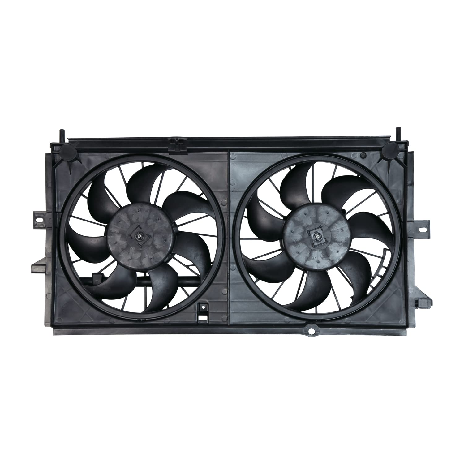 TYC 620380 Cooling Fan Assembly Replacement for 2000-2003 Chevrolet Impala - High Performance Radiator Cooling Fan for Engine Overheating Protection - Perfect for Summer Driving & Heavy Traffic Conditions