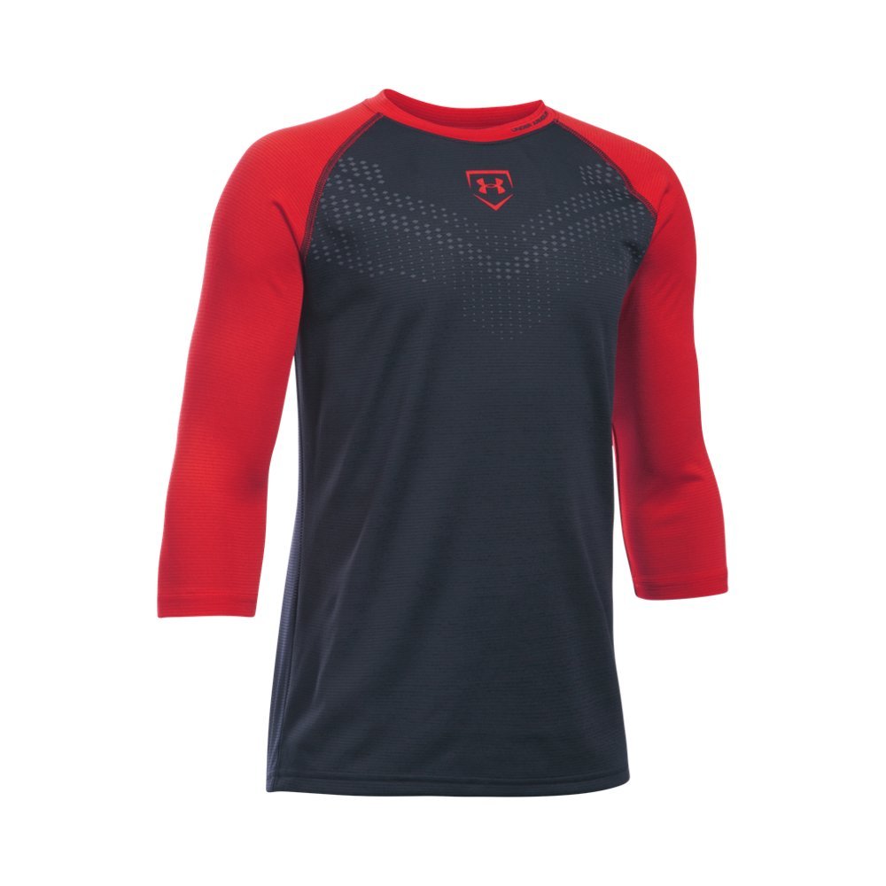 Under Armour Boys Undeniable 3/4 Sleeve Performance T-Shirt - Moisture Wicking Athletic Shirt for Training, Sports & Casual Wear