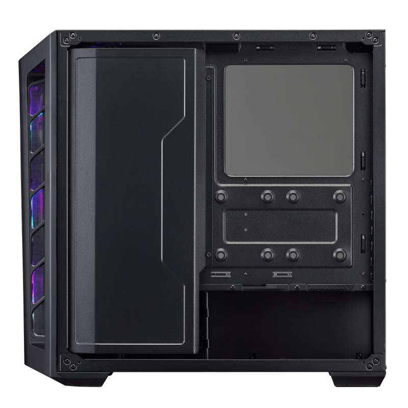 Cooler Master MCB B530P KHNN S01 CM MASTERBOX MB530 ARGB ATX Mid Tower PC Gaming Case with 3 Tempered Glass Panels & RGB Lighting - Perfect for Gaming Rigs, Workstations, and High-Performance Builds