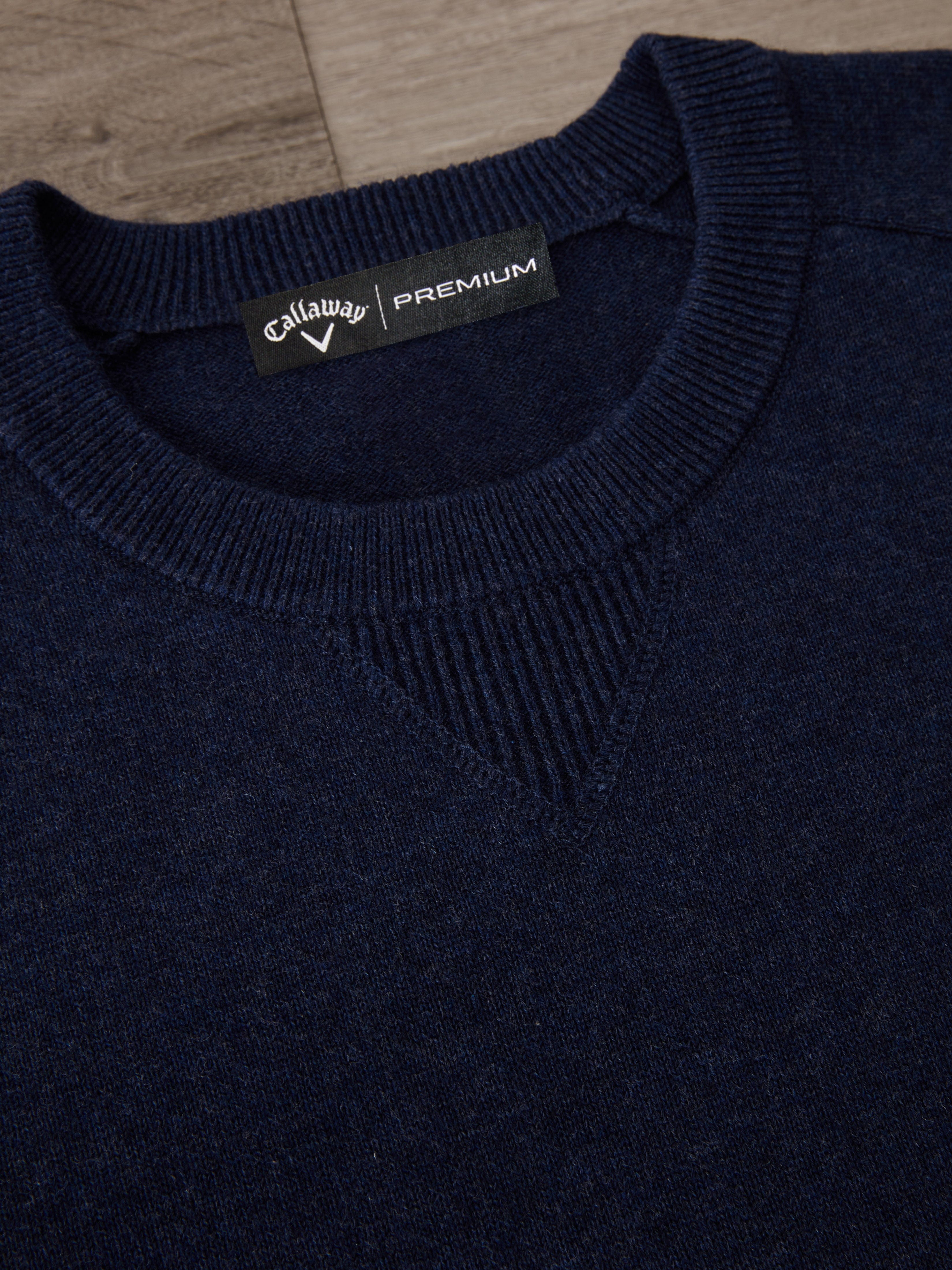 Premium Men's Crew Neck Golf Sweater - Breathable & Comfortable Knit Pullover for Golfing, Casual Wear & Outdoor Activities
