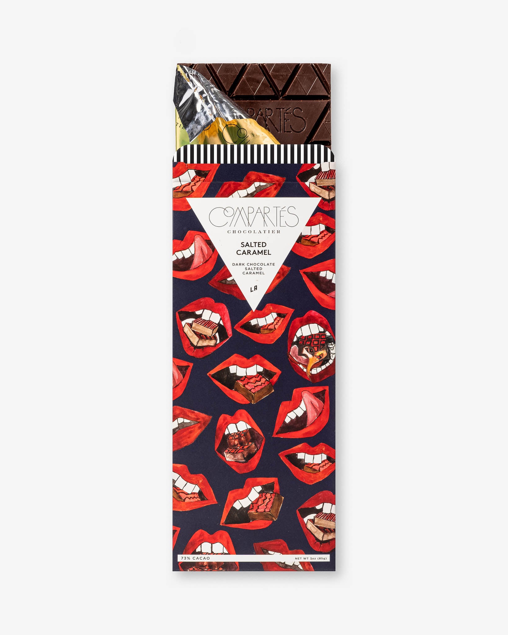 Premium Salted Caramel Chocolate Bar - Gourmet Dark Chocolate with Sea Salt - Perfect for Gifts, Desserts & Snacking
