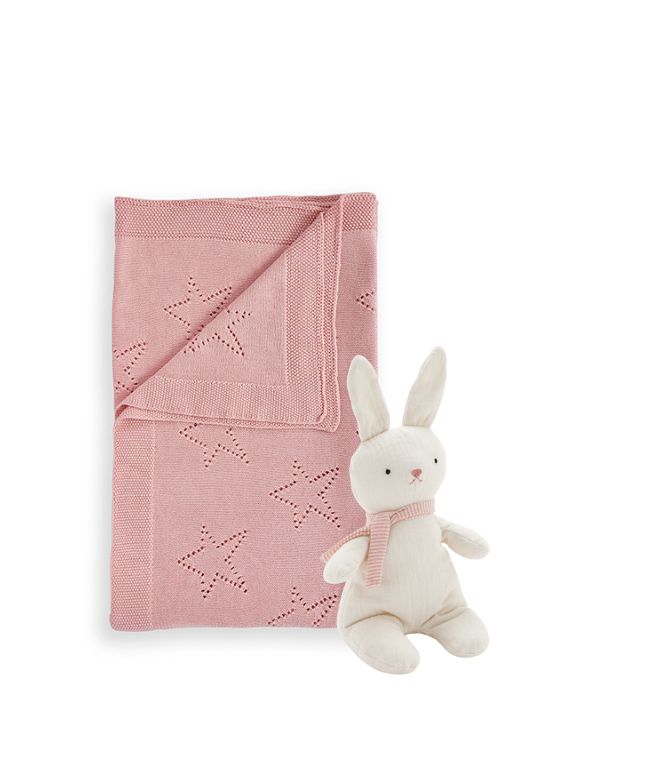 Personalized Pink Beatrix Bunny Plush Toy Gift Set - Perfect for Easter, Baby Showers & Kids Birthday Presents