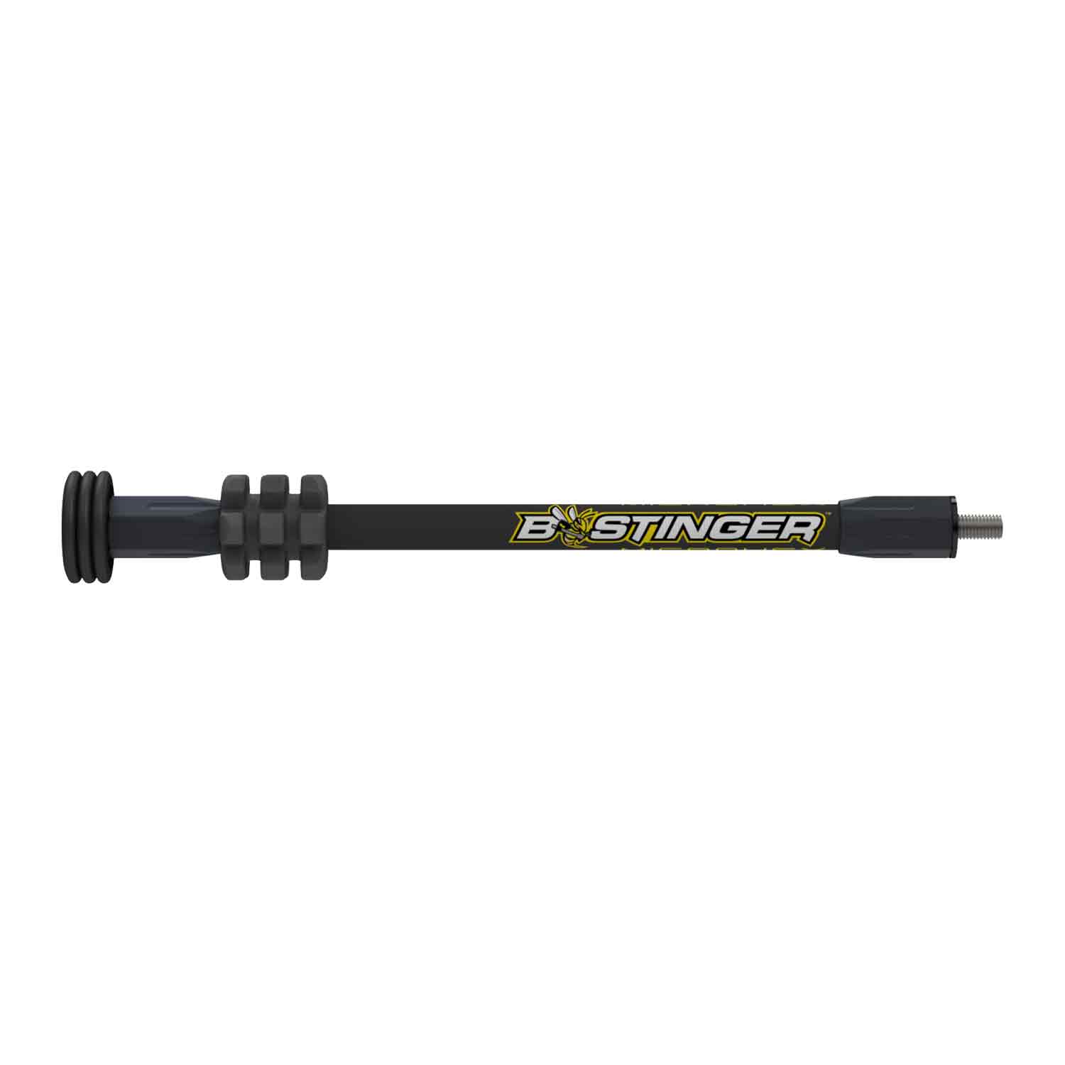Bee Stinger Microhex 10 Stabilizer for Archery - Matte Black Finish | Precision Bow Stabilizer for Target Shooting & Hunting | Durable Carbon Fiber Construction