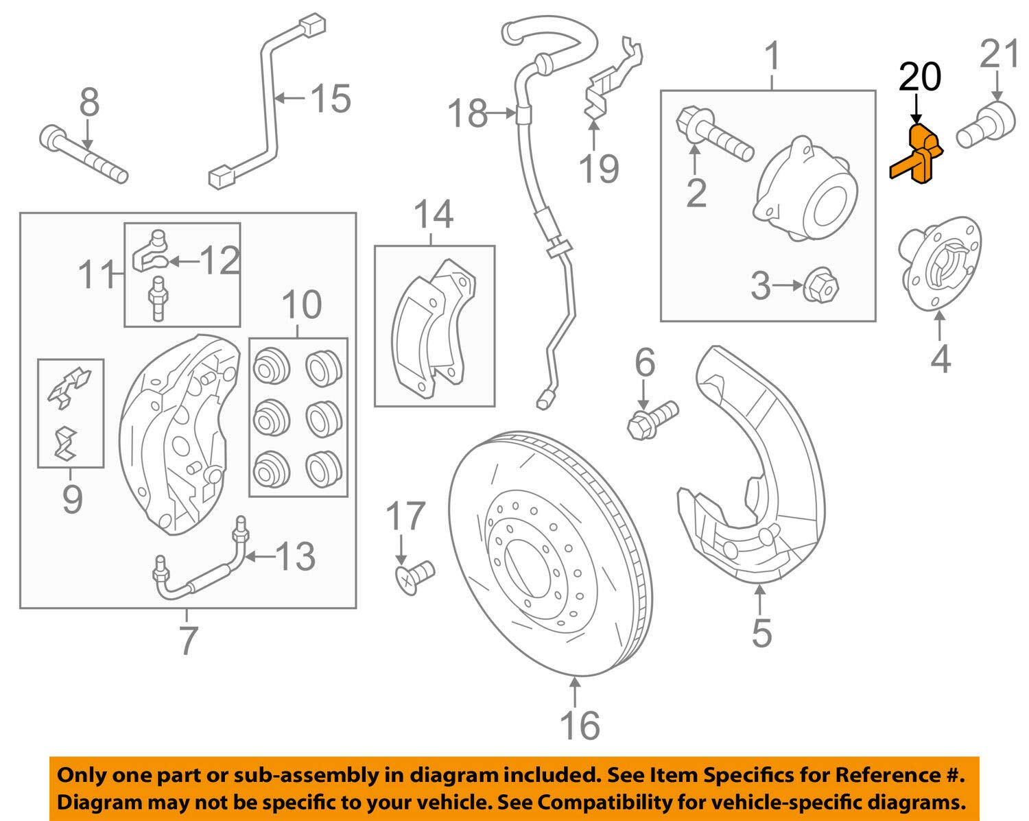 Porsche 958 606 405 02 ABS Wheel Speed Sensor - Replacement for Cayenne & Macan - Perfect for ABS Brake System Repair & Maintenance