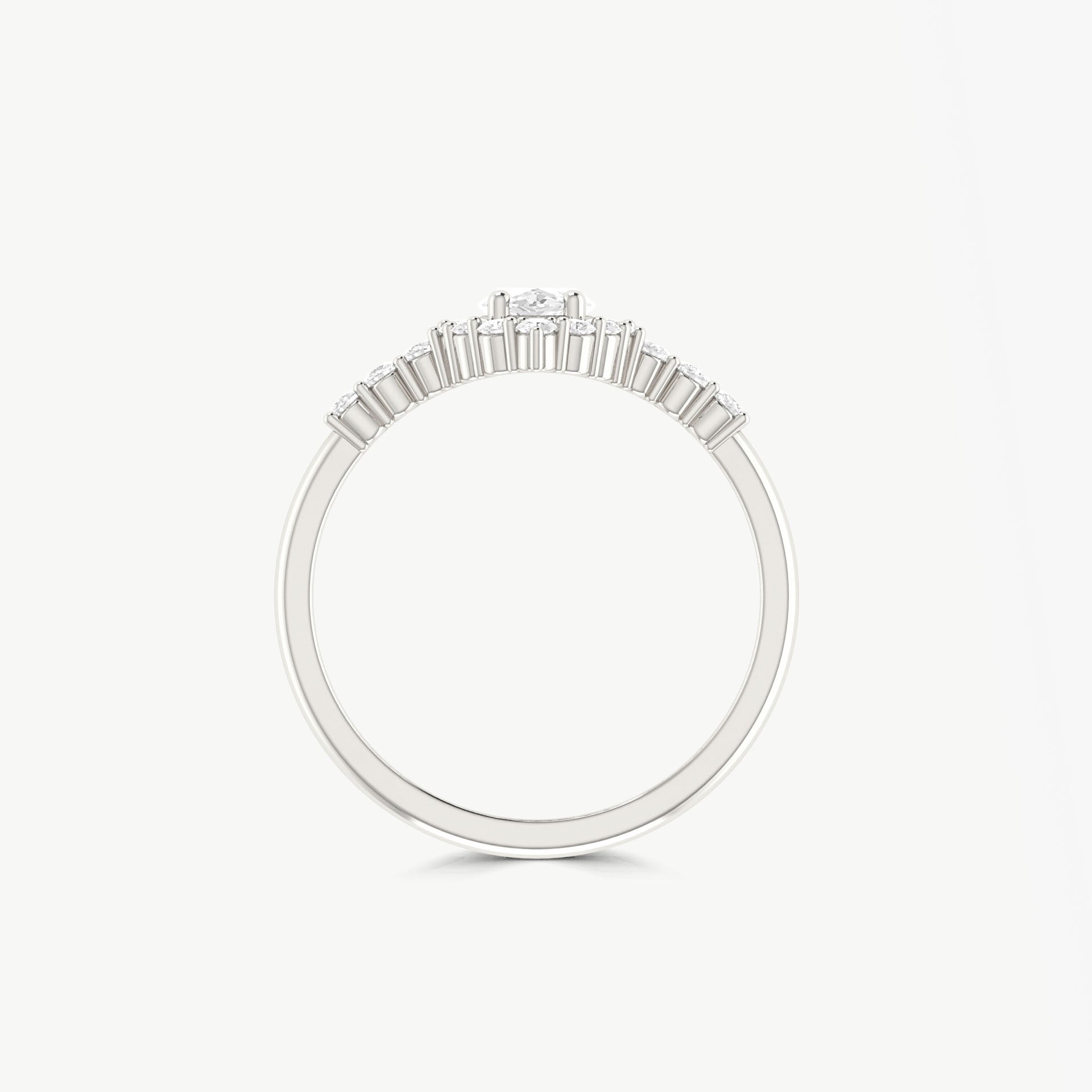Marquise Cut Cubic Zirconia Simulated Diamond Ring - Elegant Wedding, Engagement & Evening Wear Jewelry