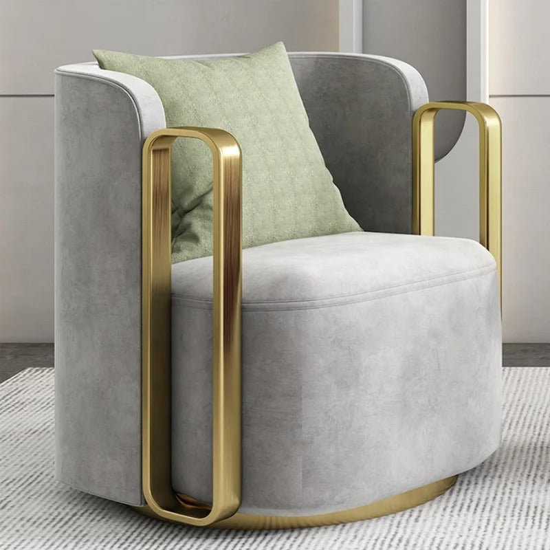 Swivel Designer Armchair - Modern Rotating Lounge Chair for Living Room, Office & Bedroom - Stylish Comfortable Seating for Home Decor
