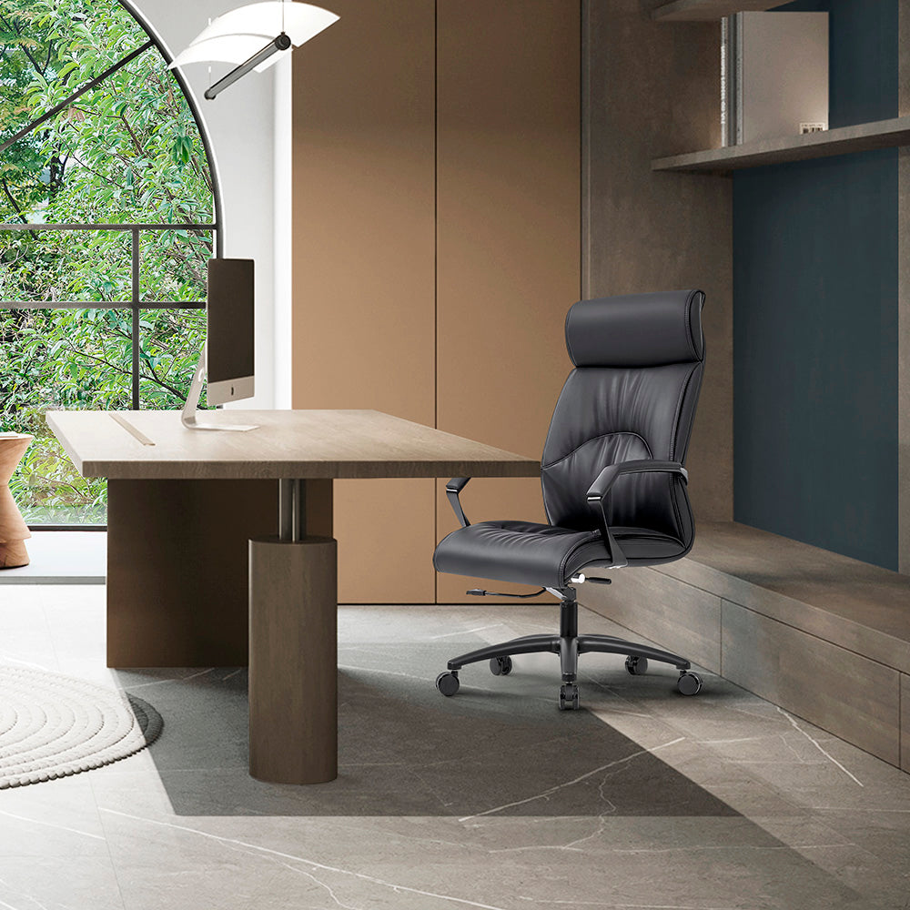 ARTURO Ergonomic High Back Office Chair with Lumbar Support - Black - Perfect for Home Office, Gaming & Workspace Comfort
