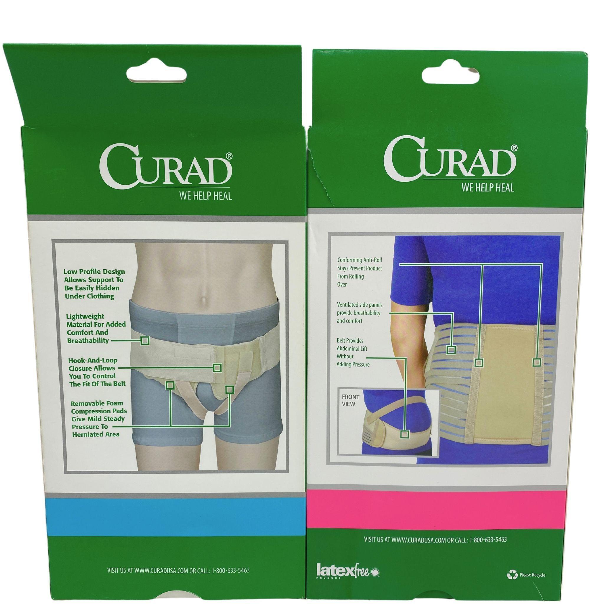 Curad Maternity Belt & Hernia Belt with Compression Pads (50 Pack) - Support for Pregnancy, Postpartum & Abdominal Hernia Relief - Perfect for Daily Comfort & Active Lifestyle