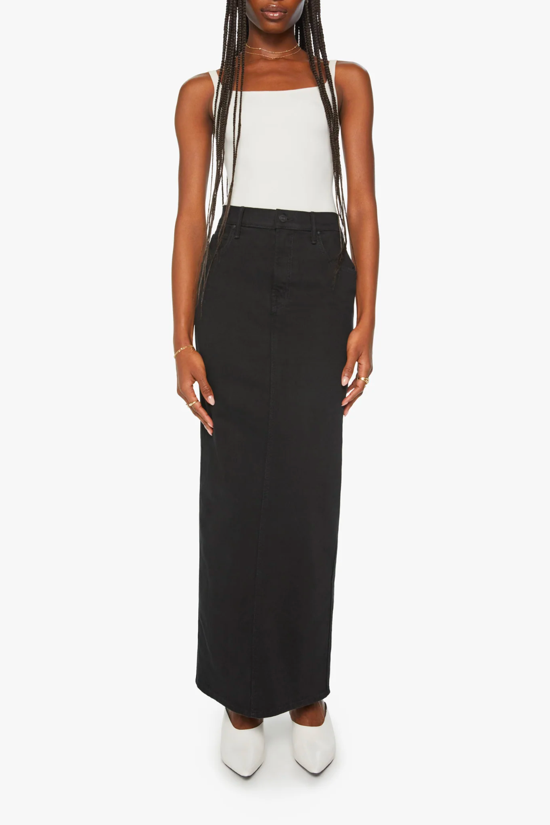 Stylish Denim Skirt with Flagpole Design | High Waist A-Line Skirt for Women | Perfect for Casual Outings, Music Festivals & Street Style Fashion