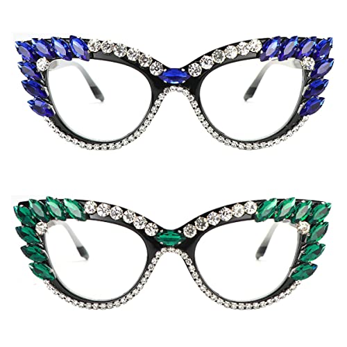 2pcs Blue+green