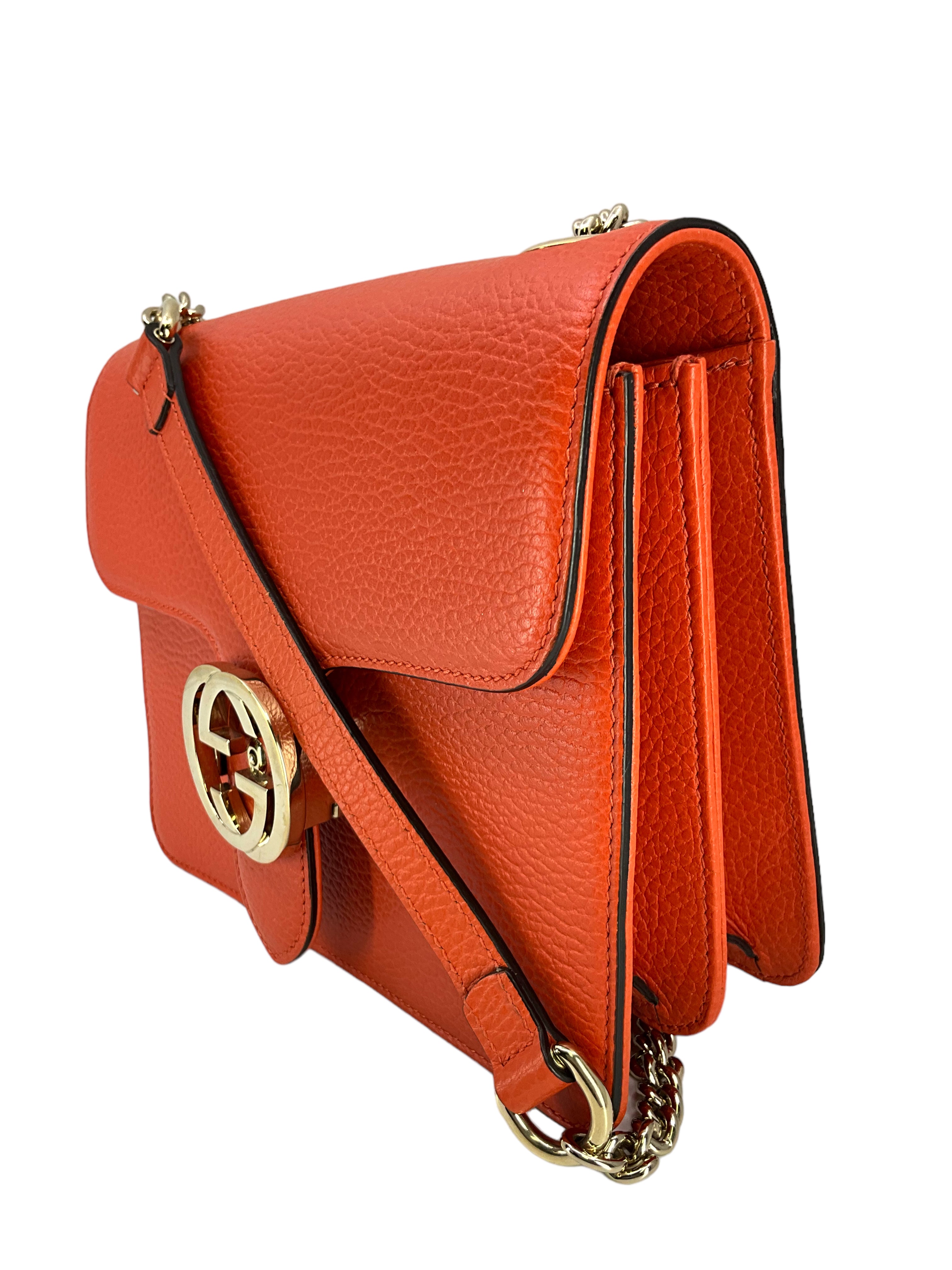 Gucci GG Supreme Leather Crossbody Bag for Women - Luxury Designer Handbag with Interlocking GG Logo, Perfect for Work, Travel & Everyday Use