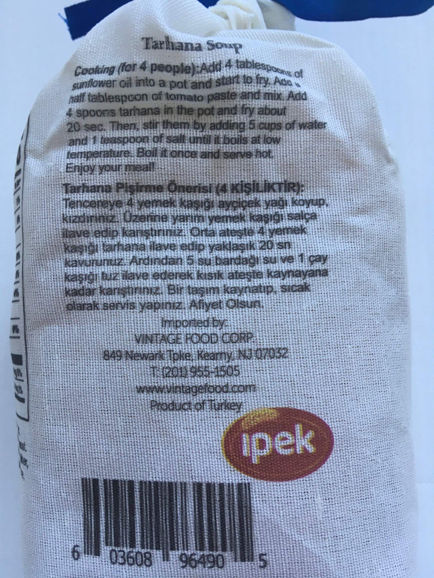 Organic Ipek Tarhana Soup 500g (1lb 1.6oz) - Authentic Turkish Dried Soup Mix for Easy Cooking | Perfect for Soups, Stews & Traditional Turkish Recipes