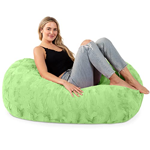 Faux Fur - Lime Green