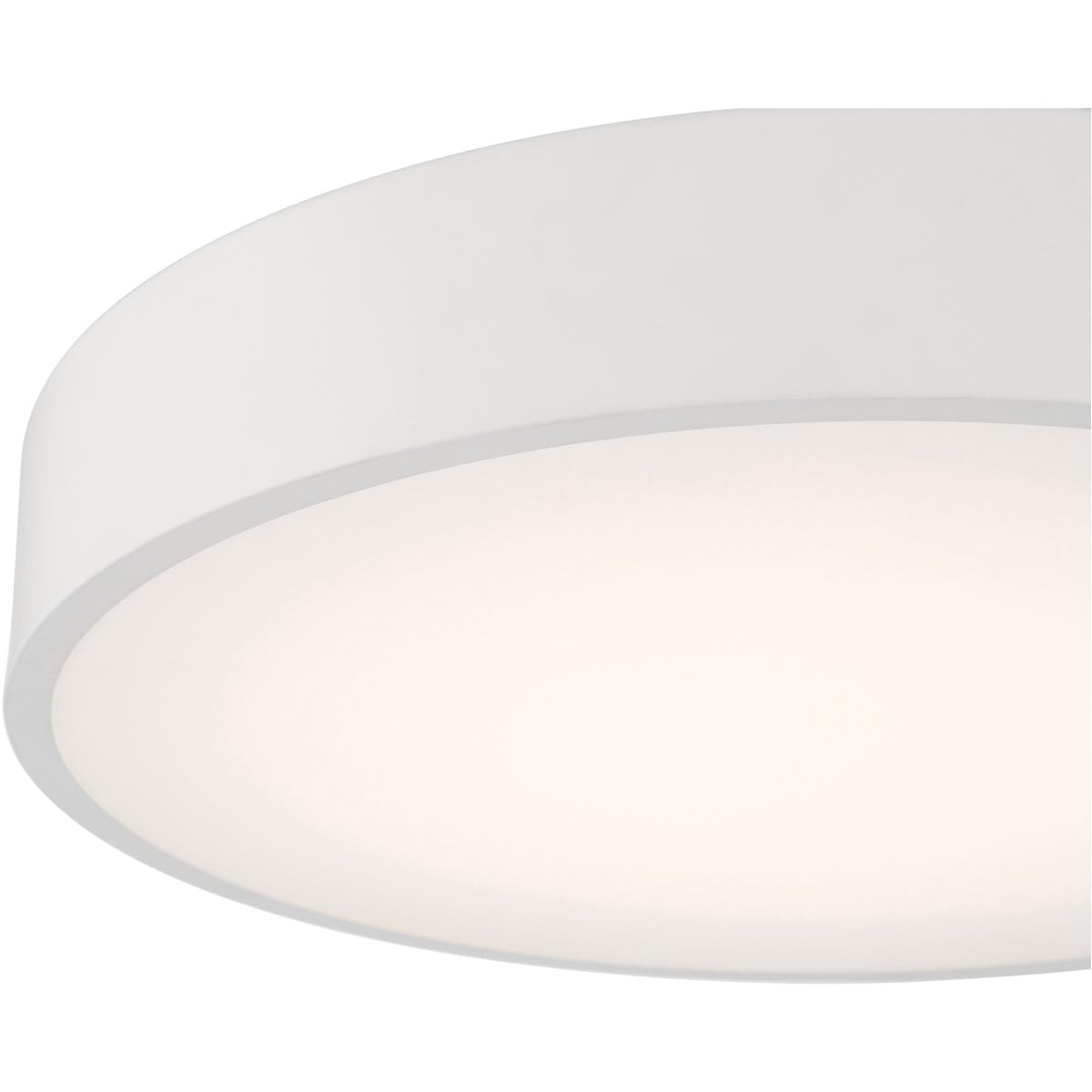 Access Lighting Como 21.75 Inch LED Flush Mount Ceiling Light Fixture in White - Perfect for Bedroom, Kitchen, Hallway & Modern Home Lighting