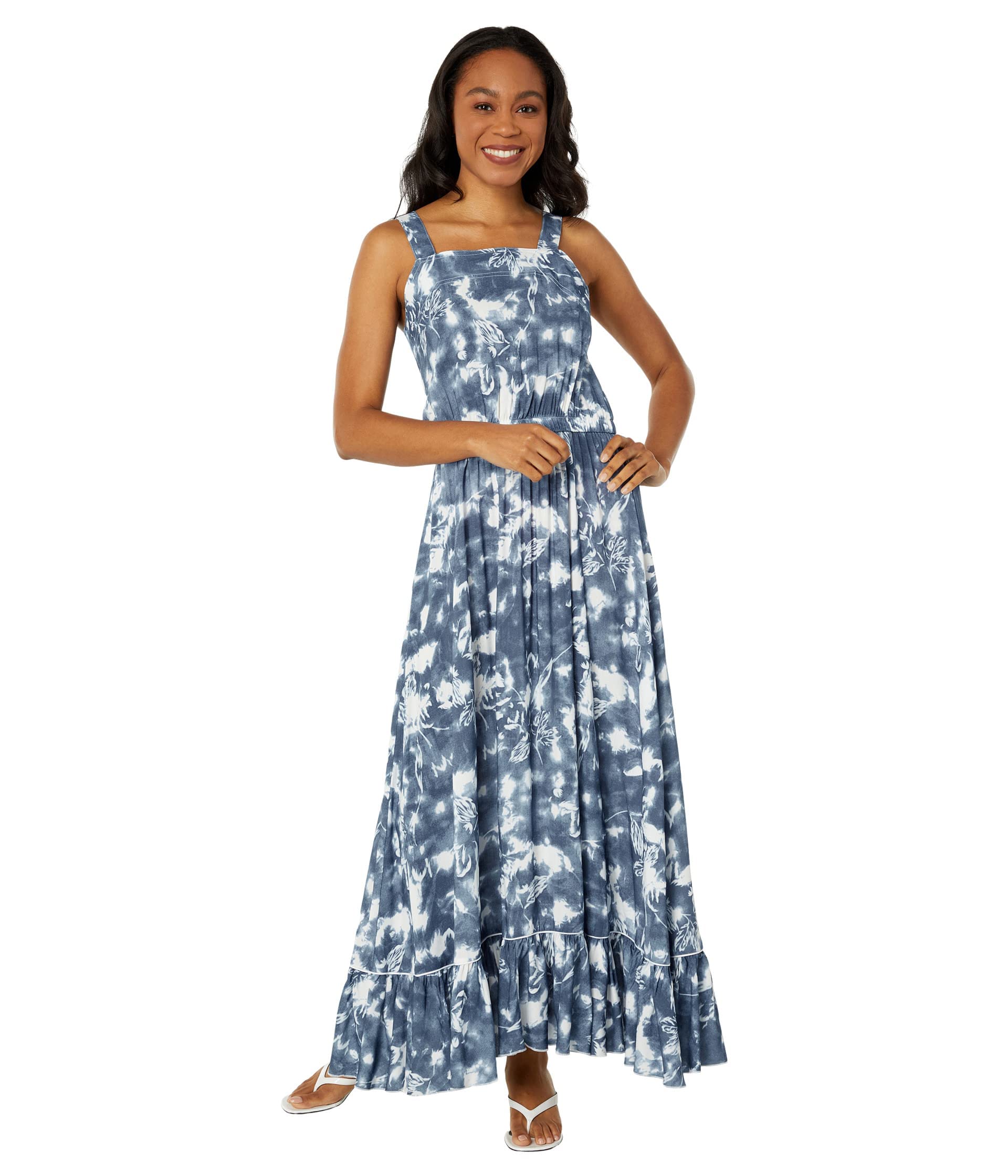 Elegant Jenna Dress for Women | Flowy Midi Dress with Floral Print | Perfect for Weddings, Parties & Date Nights