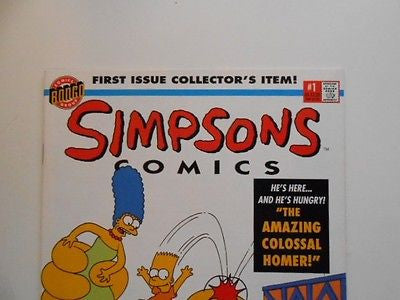 The Simpsons #1 High Grade Comic Book - Rare Collectible for Fans & Investors | Perfect for Display, Gifts & Comic Collections