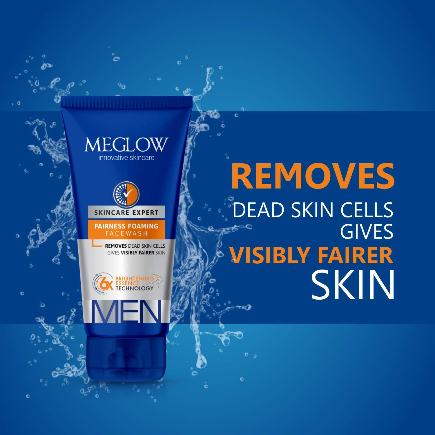**Meglow Men's Skincare Combo Pack - 1x Fairness Cream (50g) & 2x Instant Glow Face Wash (70g) for Brighter & Refreshing Skin | Gift for Brother, Husband, Boyfriend | Perfect for Rakhi, Birthdays & Daily Skincare Routine**