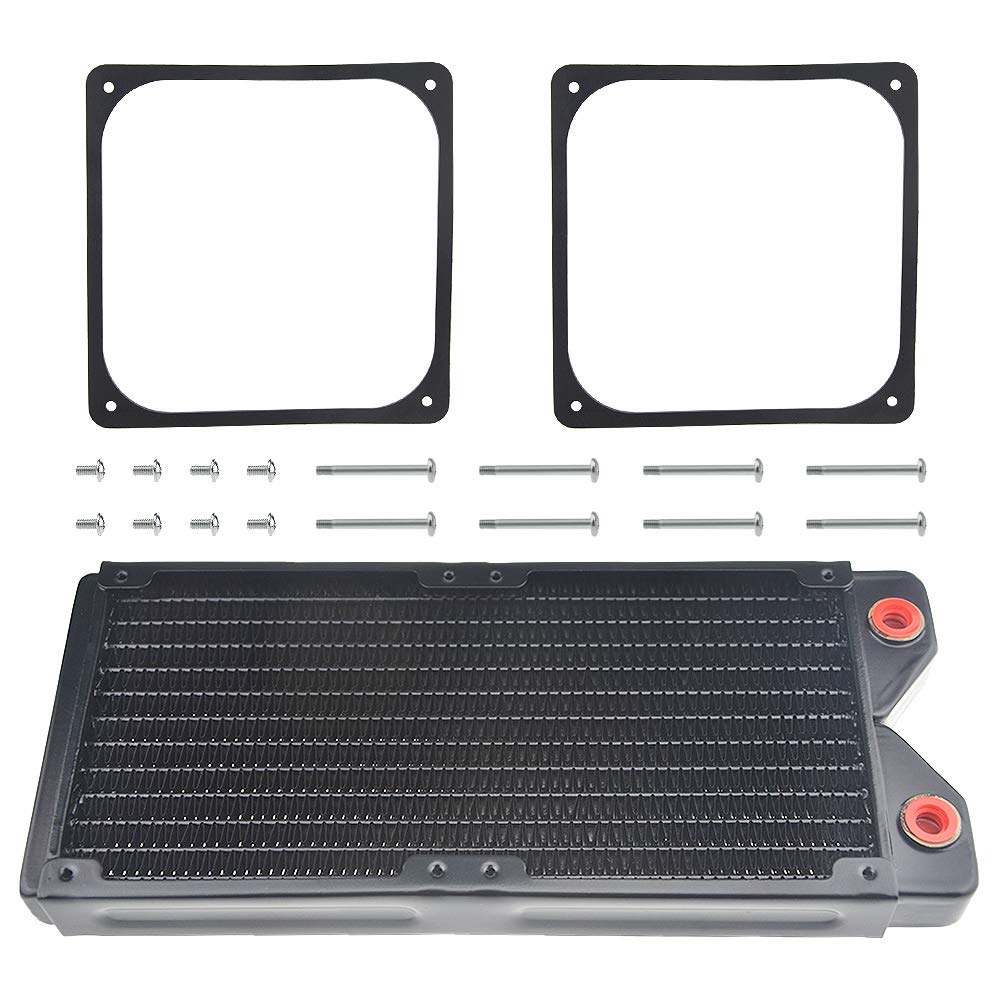 240-Pure-Copper-12-Pipe-Heat-Exchanger-Radiator-for-PC-CPU-Water-Cooling-System-CO2-Laser-Cooling-High-Performance-Heat-Dissipation-for-Gaming-Rigs-and-Industrial-Applications