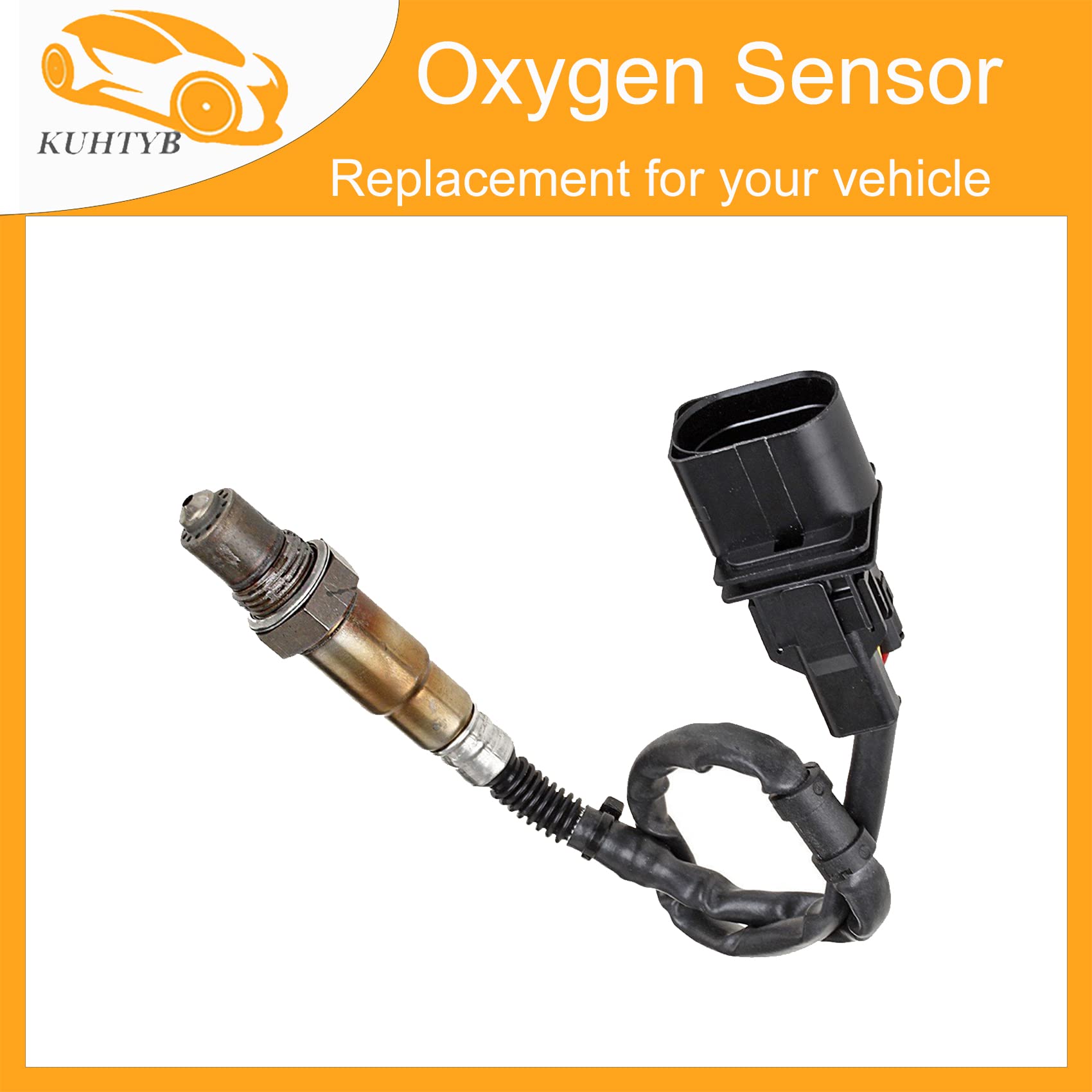 4pcs Oxygen Sensors Set Compatible with Audi A4 A4 Quattro 2004-2002 3L V6 - Upstream & Downstream O2 Sensors (234-5028, 234-4874) - Perfect for Engine Performance & Emission Control