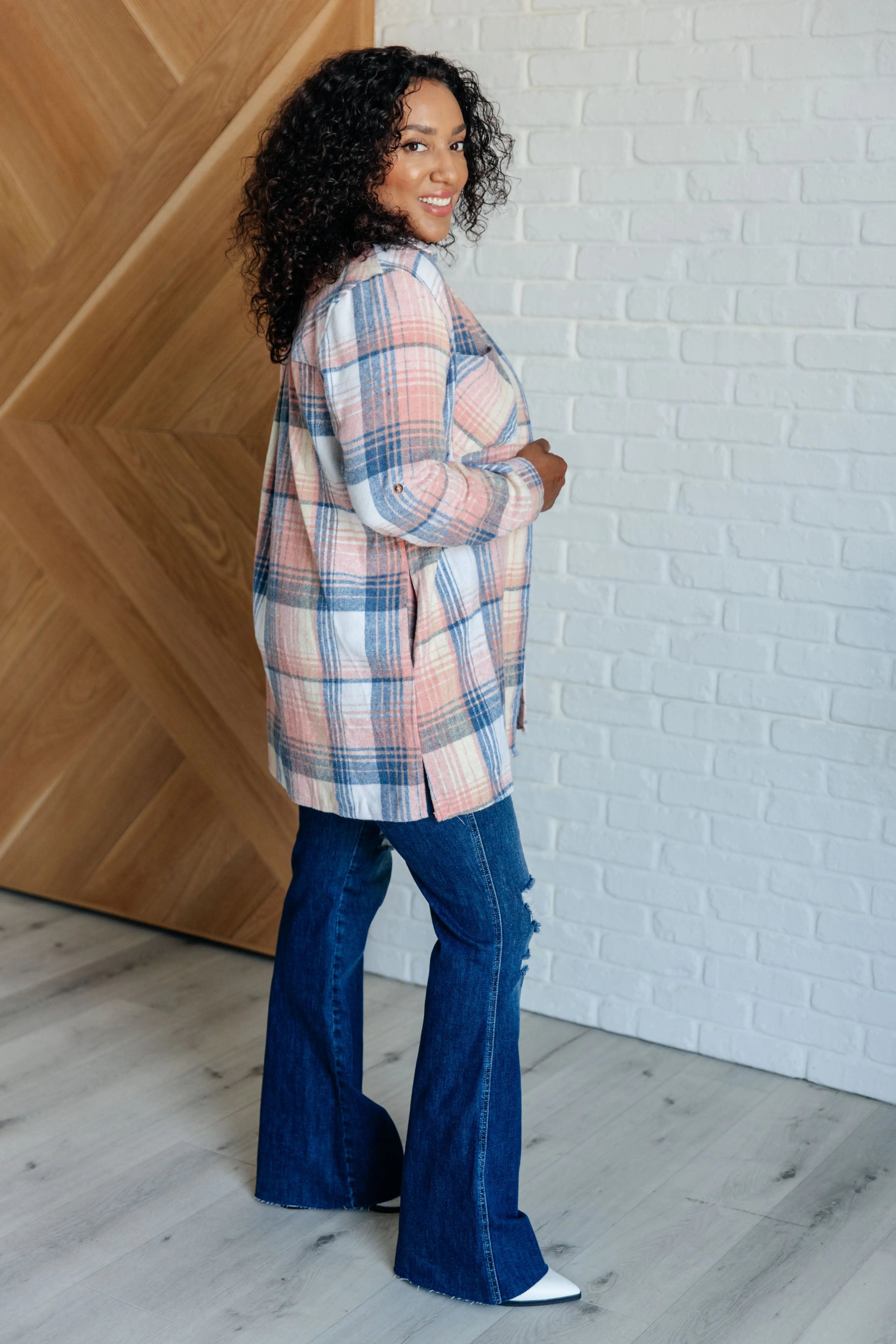 Lumber Jill Women's Plaid Flannel Shirt - Soft Button Down Top for Outdoor Adventures, Camping & Casual Wear