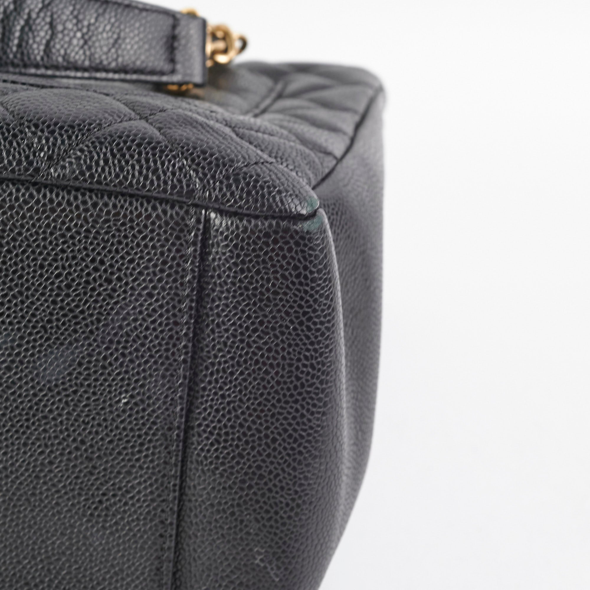 Chanel Caviar GST Grand Shopping Tote Bag - Black Leather Luxury Handbag for Women | Perfect for Work, Travel & Everyday Use