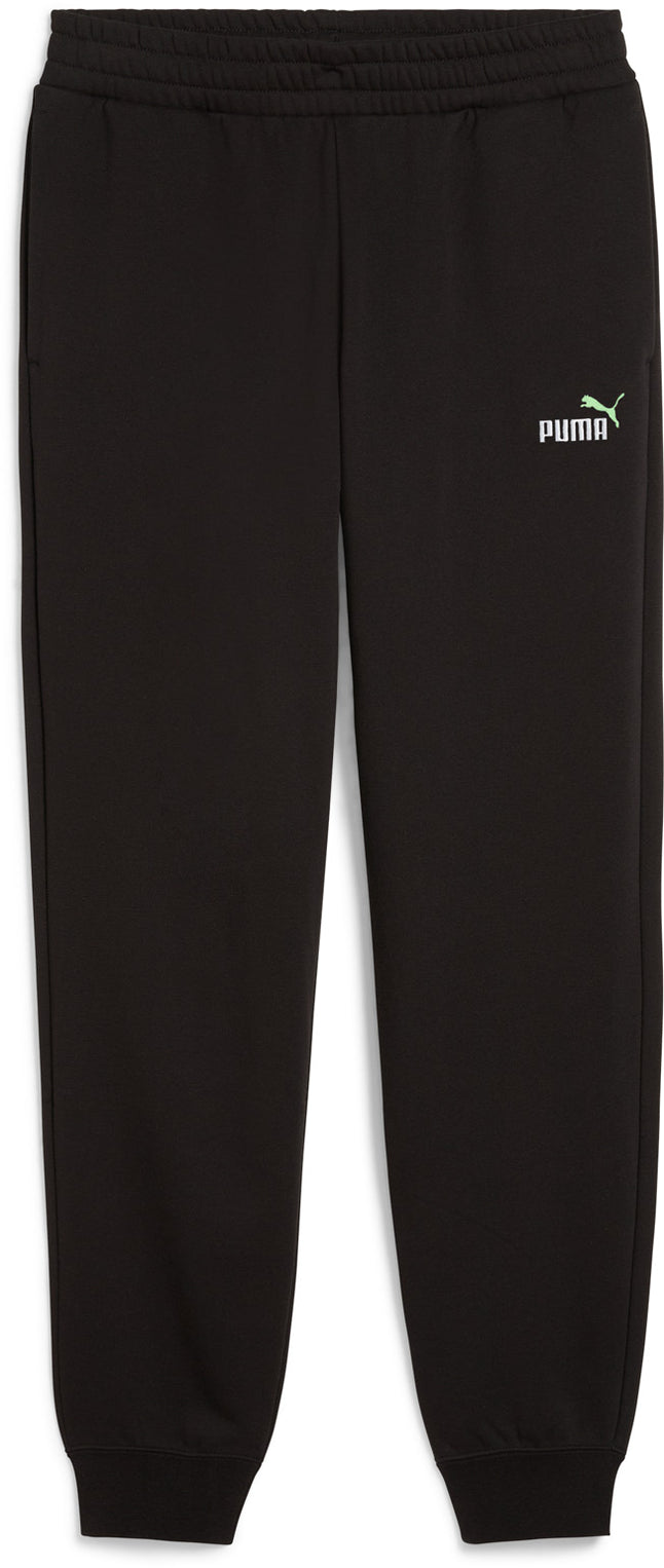 PUMA Men's Essentials Logo Fleece Black Track Pants - Comfortable Athletic Joggers for Running, Gym & Casual Wear