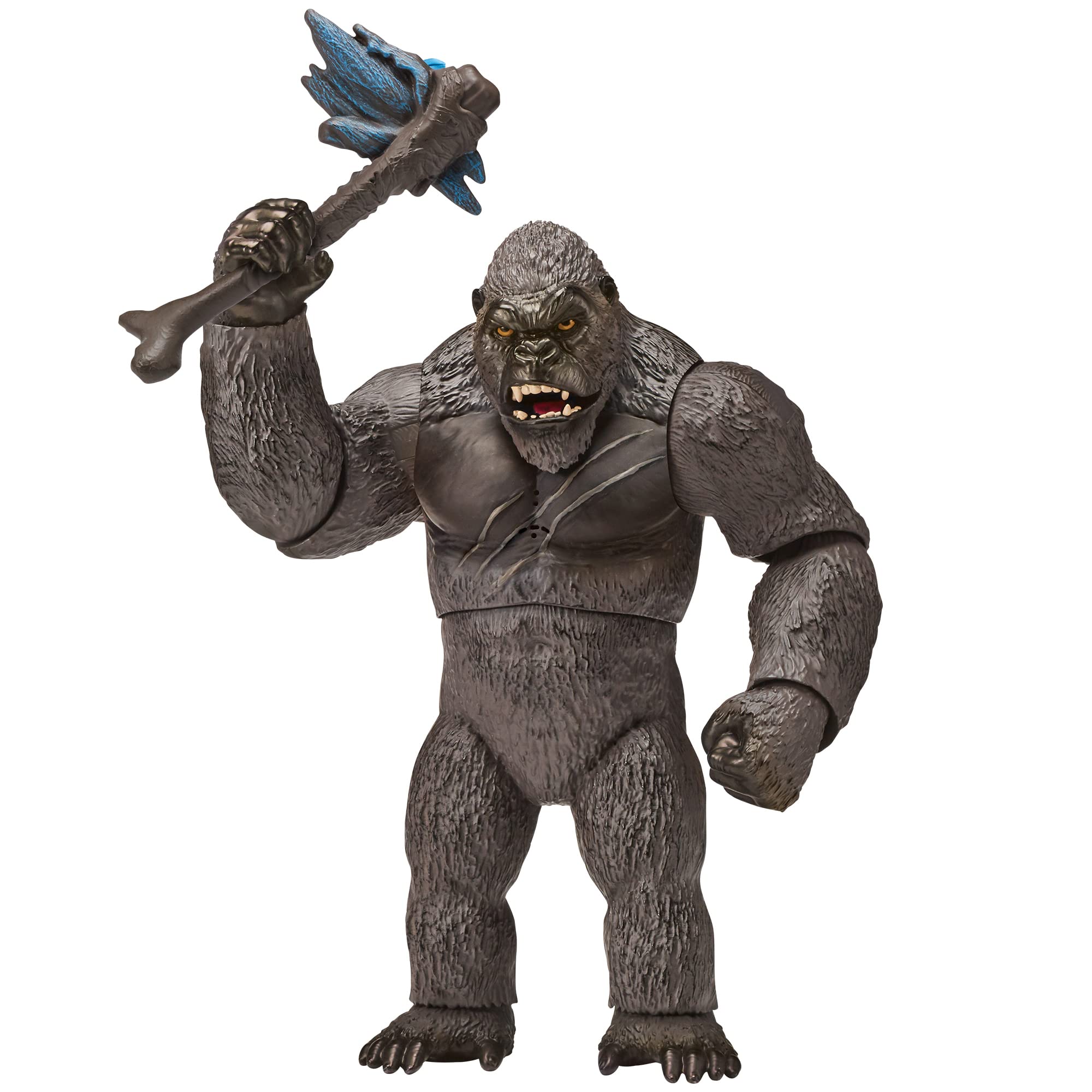 Godzilla vs Kong 13 Inch Mega Kong Action Figure with LED Lights & Sound Effects - Collectible Movie Toy for Kids & Adults, Perfect for Display & Play Battles