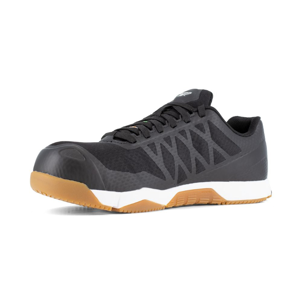 Reebok Speed TR Men's & Women's Composite Toe Safety Work Shoes - CSA Certified IB4450 - Black | Ideal for Construction, Warehouse & Industrial Work