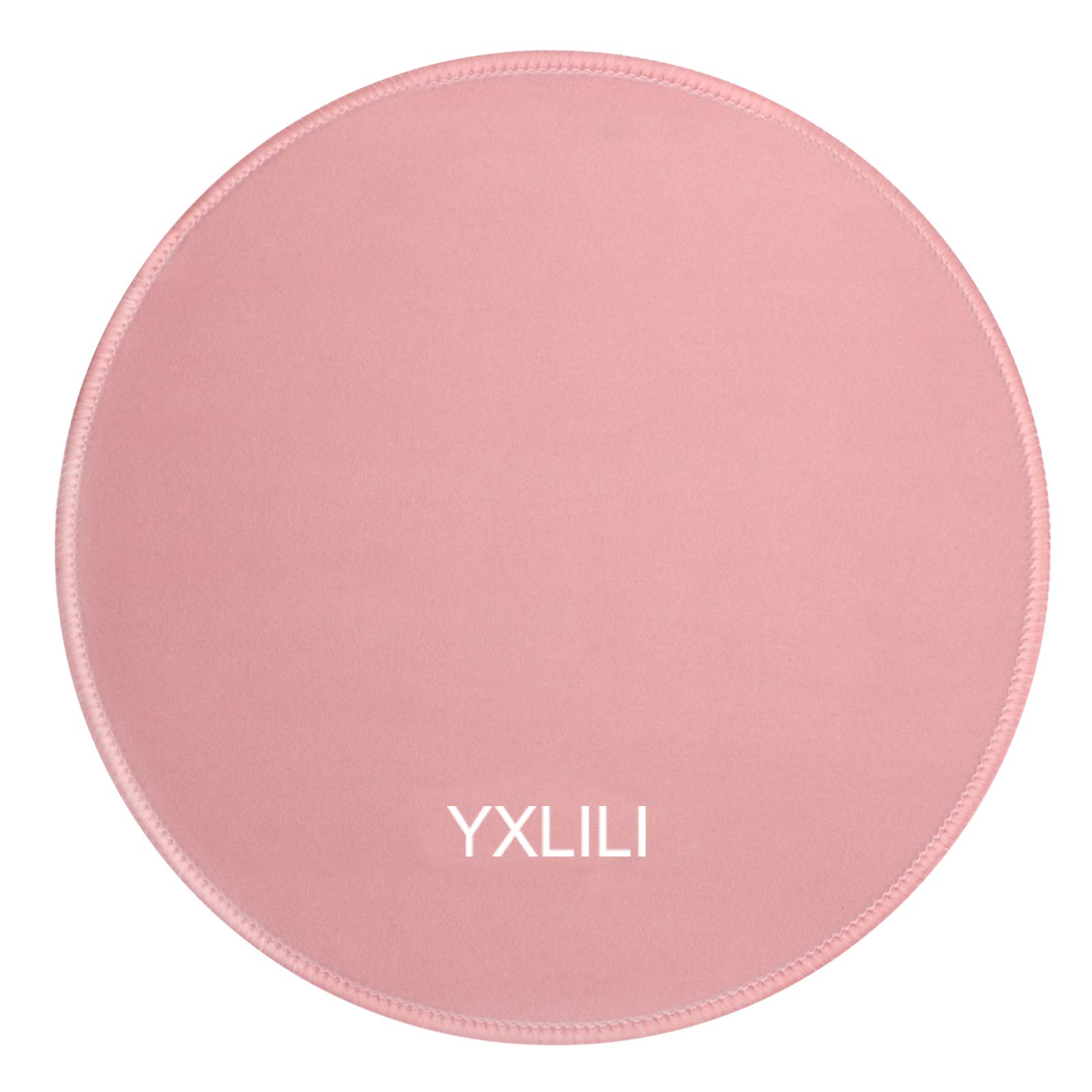 YXLILI 9.84 Inch Round Gaming Mouse Pad - Non-Slip Rubber Base, Stitched Edge, Waterproof Computer Mouse Mat for Wireless Mouse | Perfect for Office, Home, Gaming & Workstations