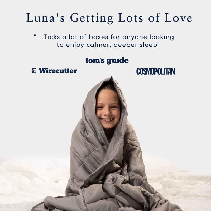 Luna Weighted Blanket for Kids 10lbs - Twin Size 41