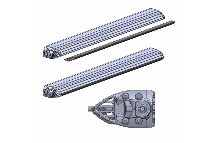 2021-2023 Ford Bronco Rigid Industries LED Light Bar Roof Rack Mounting Kit - Off-Road Adventure & Night Driving Accessories