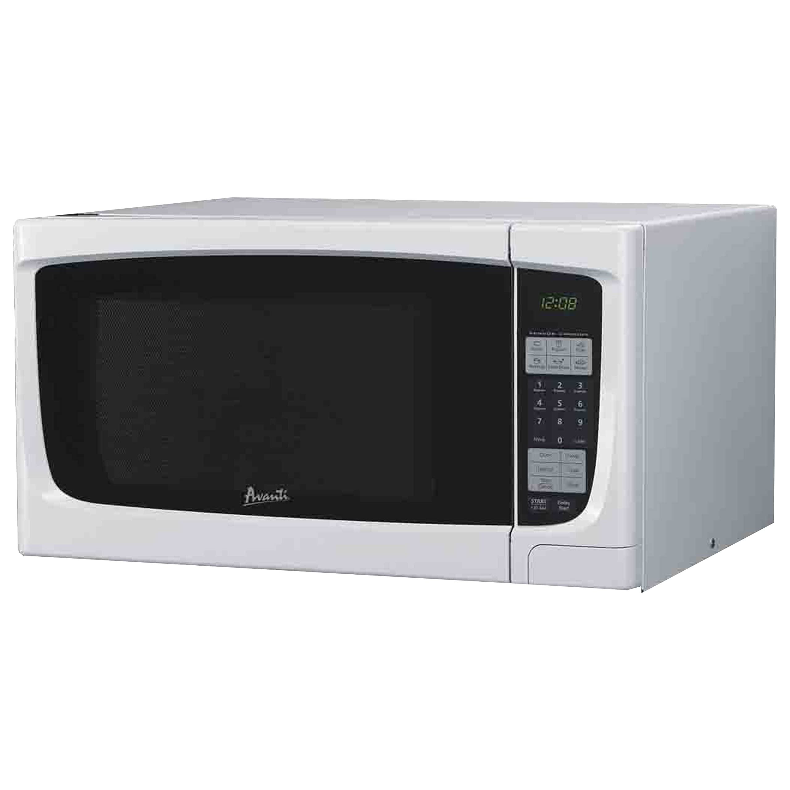 Avanti MO1450TW 1000-Watt Compact Microwave Oven - 1.4 Cu.Ft White with 9 Pre-Set Cooking Modes, Speed Defrost, Electronic Controls & Glass Turntable - Perfect for Small Kitchens, Dorms, Offices & Apartments