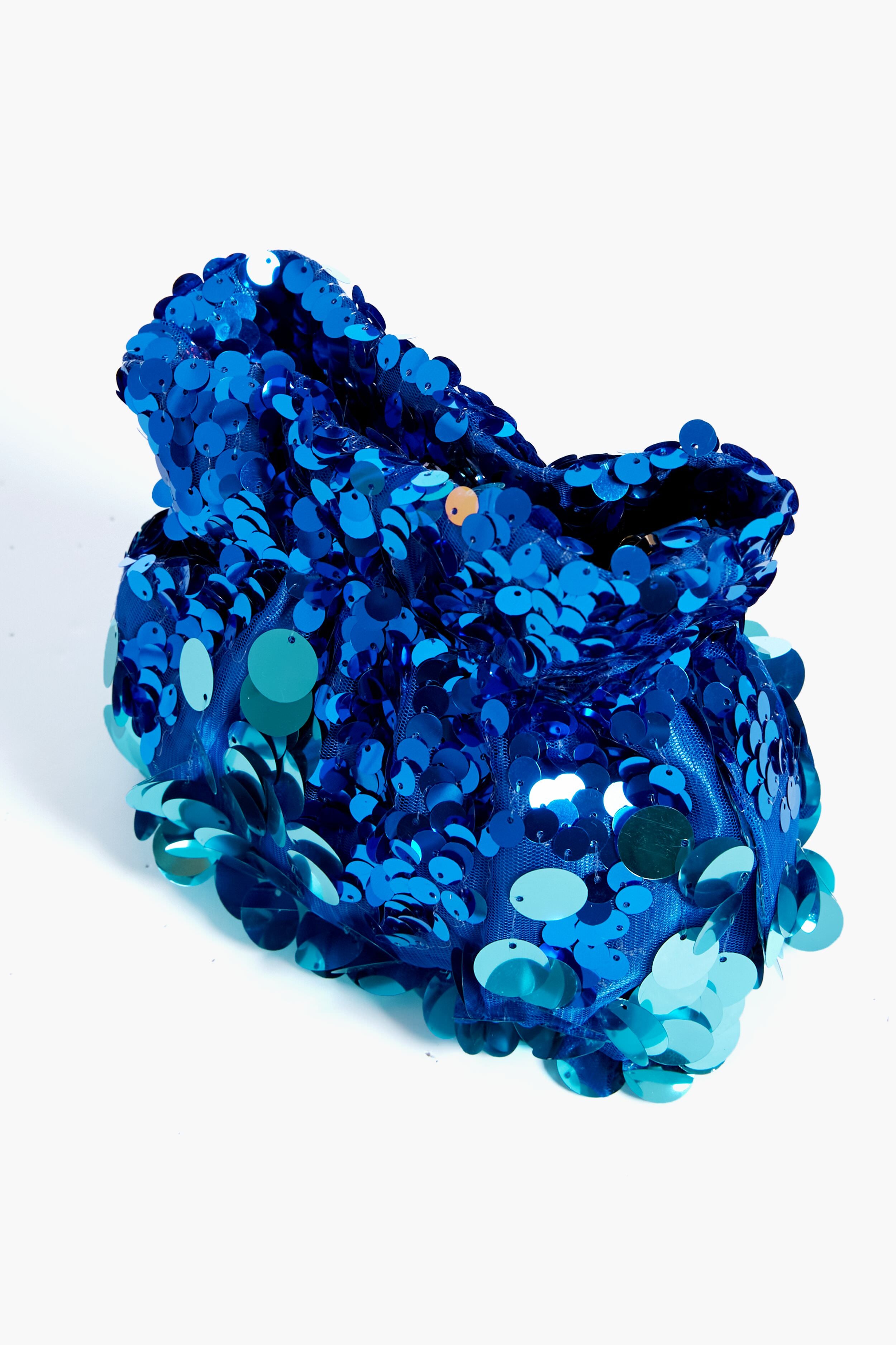 Blue Pedro Sequin Pouch - Glittery Clutch for Women | Perfect for Parties, Weddings & Evening Events | Trendy Fashion Accessory