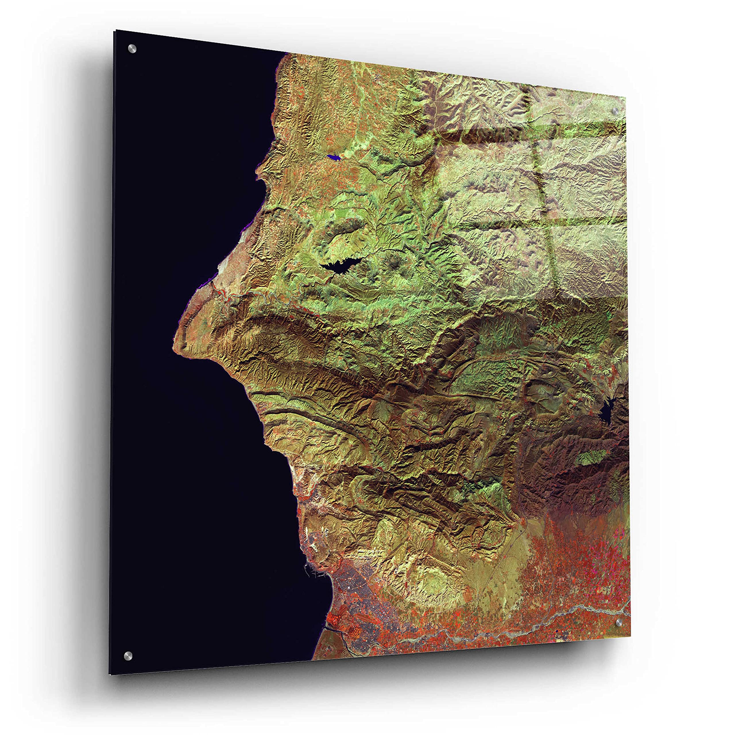 Epic Art 'Earth as Art: Earth Selfie' - 36x36 Inch Acrylic Glass Wall Decor | Modern Home & Office Wall Art | Perfect for Living Room, Bedroom or Office Decoration
