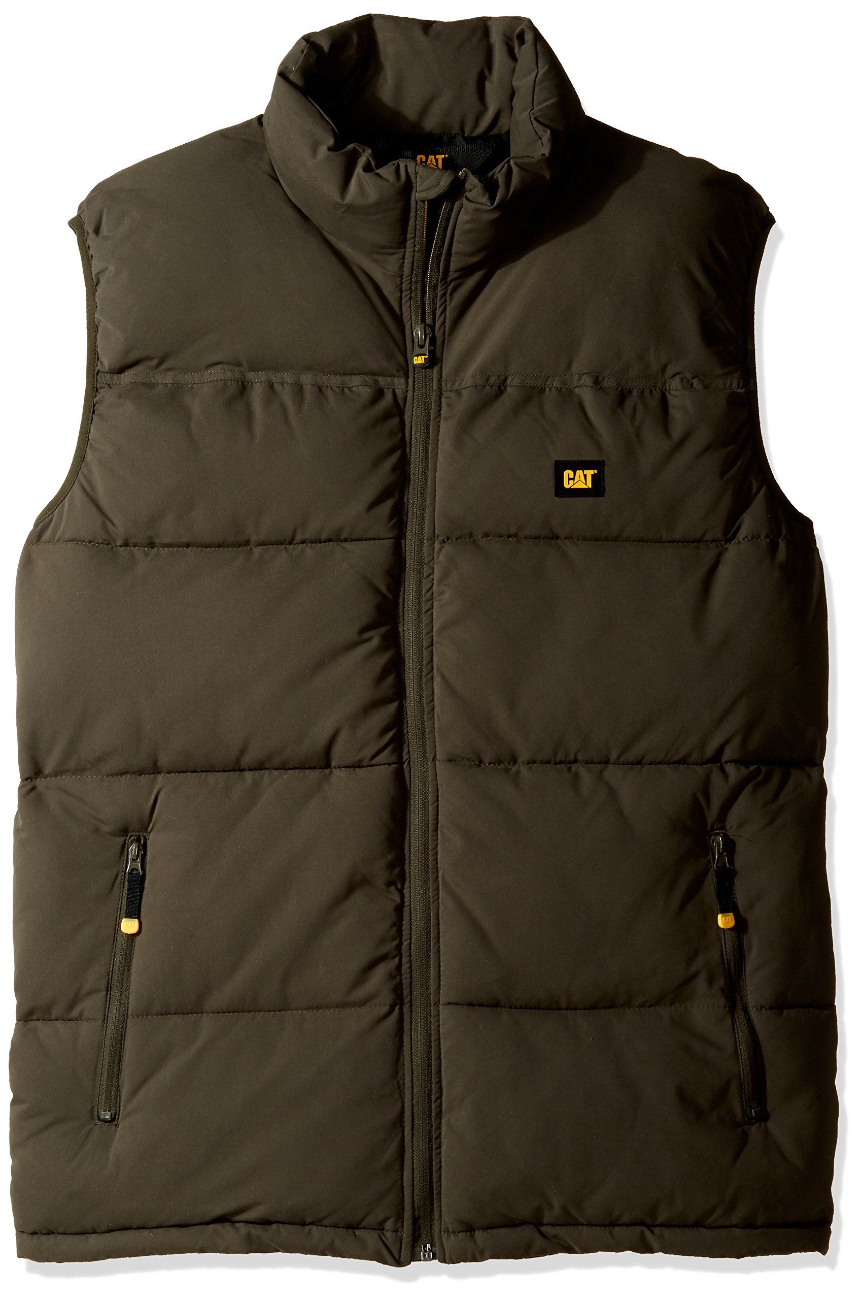 Caterpillar Men's Big Tall Arctic Zone Vest - Heavy Duty Insulated Work Vest for Cold Weather (Regular & Big & Tall Sizes) - Ideal for Construction, Outdoor Jobs & Winter Activities
