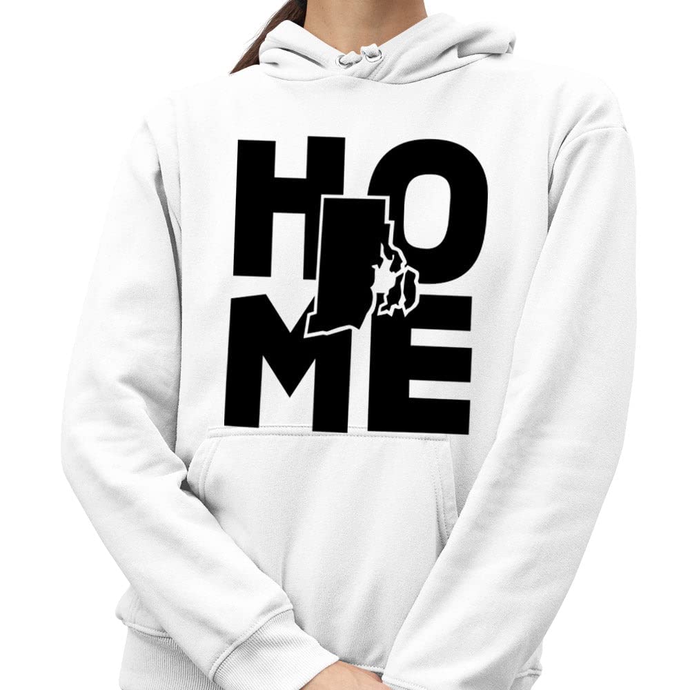 TeesAndTankYou Rhode Island Hoodie Sweatshirt - Unisex Pullover Fleece Hooded Sweatshirt for Men & Women | Perfect for Casual Wear, College Spirit & Outdoor Activities