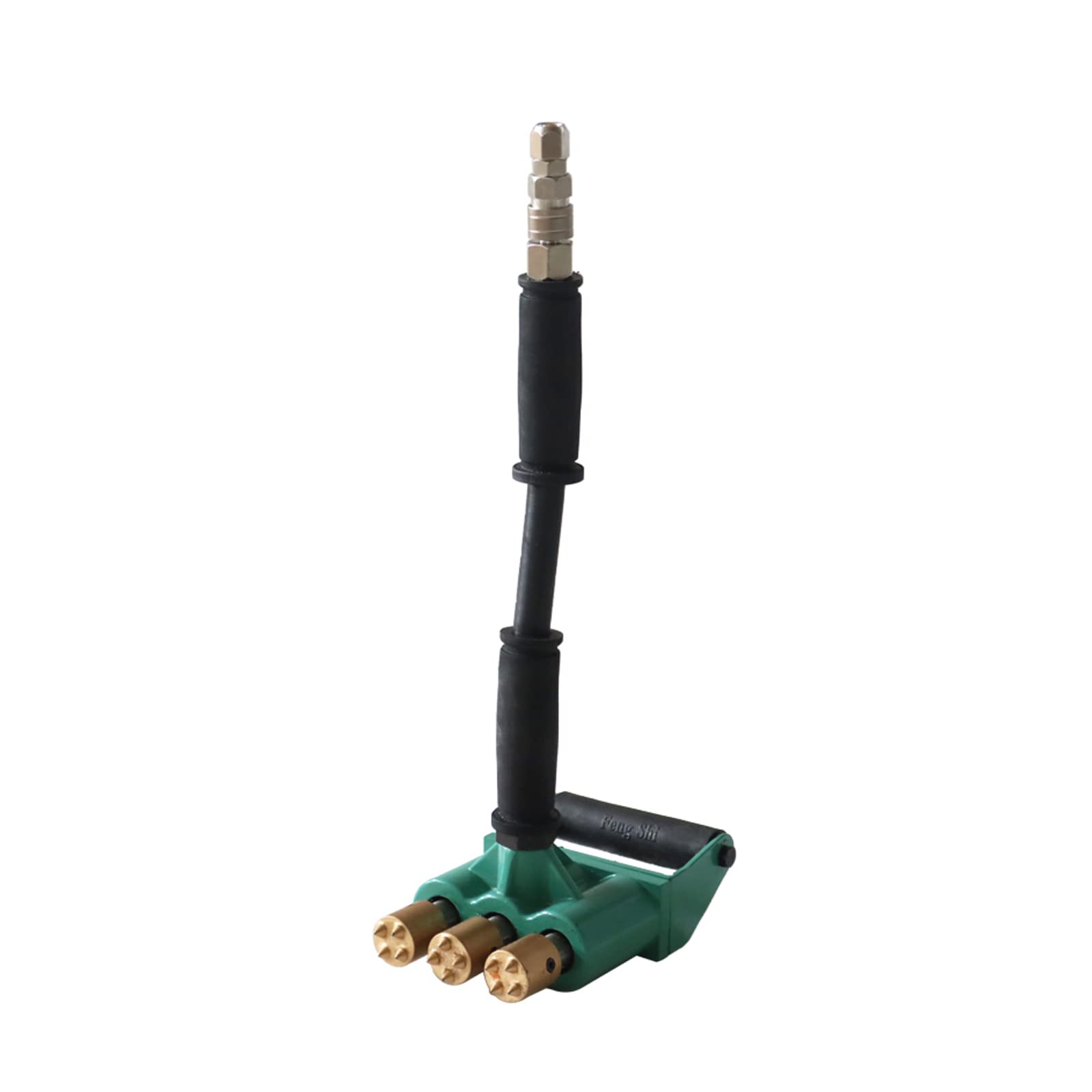 INTBUYING Hand-Held Triple Head Pneumatic Concrete Scabbler - 3 Head Air Scabbler for Concrete Surface Prep | Ideal for Construction, Renovation & Concrete Removal Projects