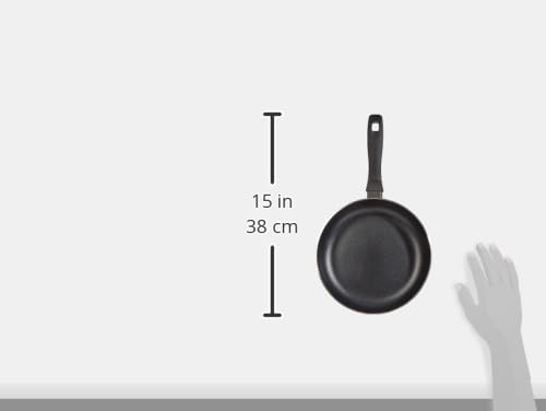 IBILI 24cm Non-Stick Aluminum Frying Pan - Black Coated Skillet for Sauteing, Frying & Cooking - Perfect for Home Kitchen & Professional Use