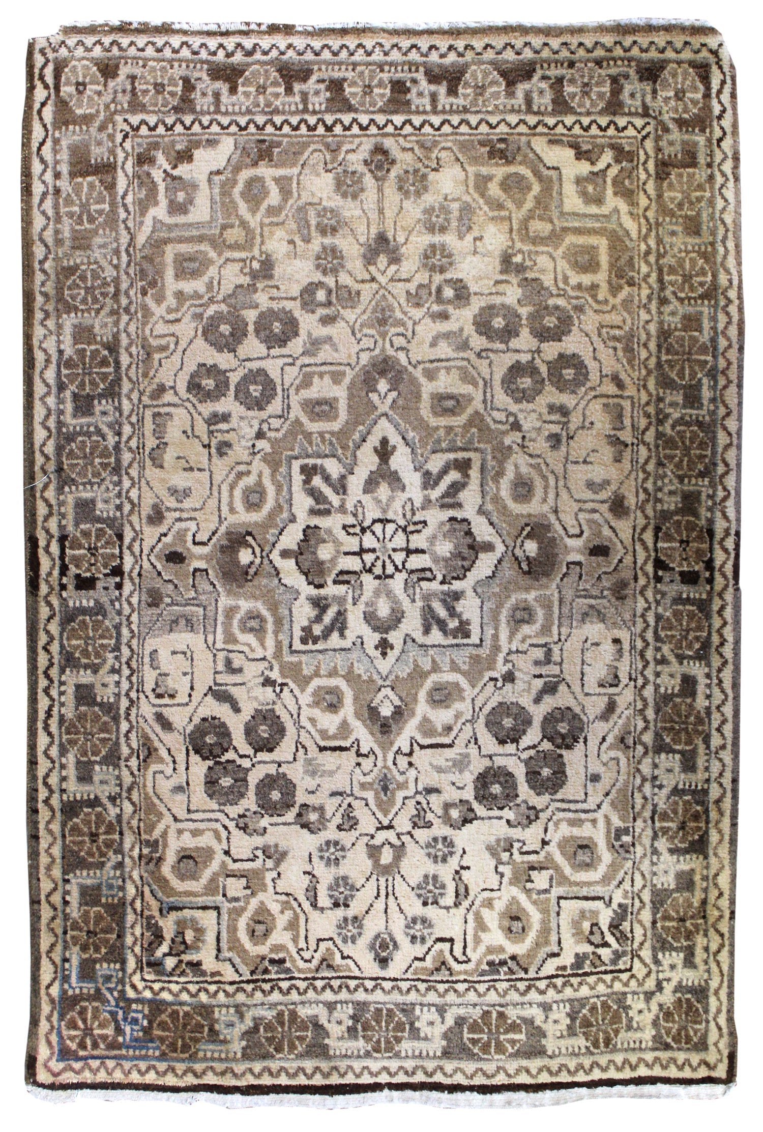 Antique Jozan Sarouk Handwoven Traditional Persian Rug - J63646 - Perfect for Living Room, Bedroom & Home Decor