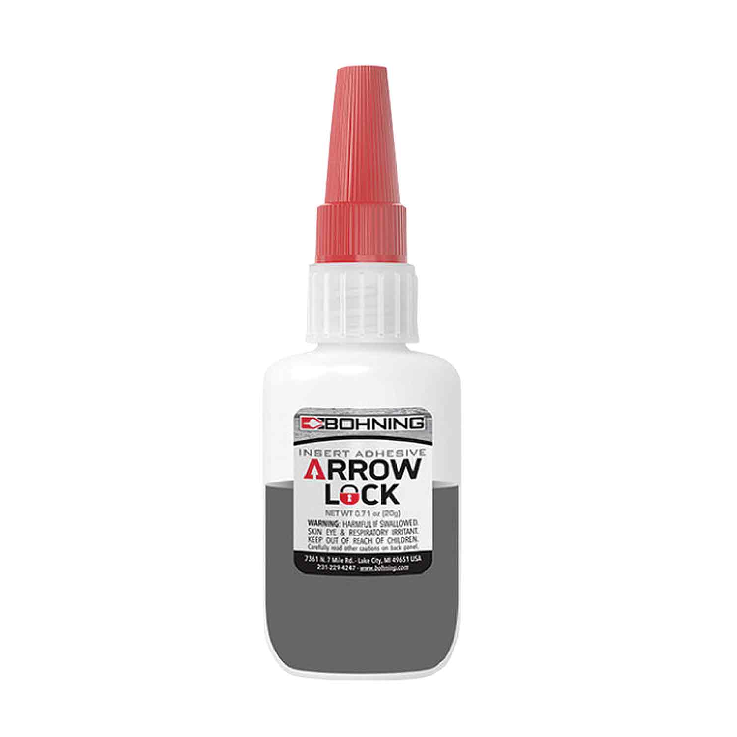 Bohning Arrow Lock Insert Glue - High Strength Adhesive for Archery Arrow Fletching - Perfect for Bowhunting, Target Practice & Outdoor Sports